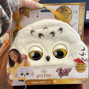 Harry Potter Hedwig Purse Pets Plush Crossbody Bag - White